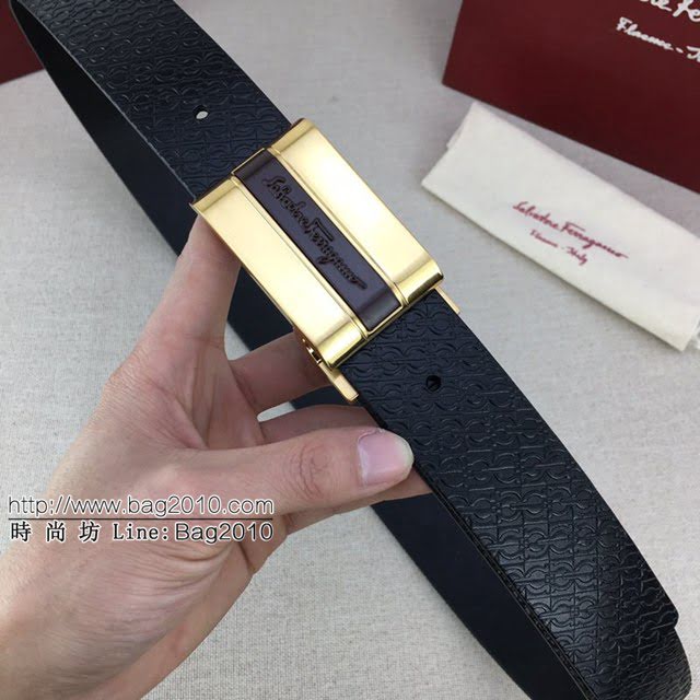 菲拉格慕男士皮帶 Ferragamo雙面用小牛皮腰帶  jjp1399